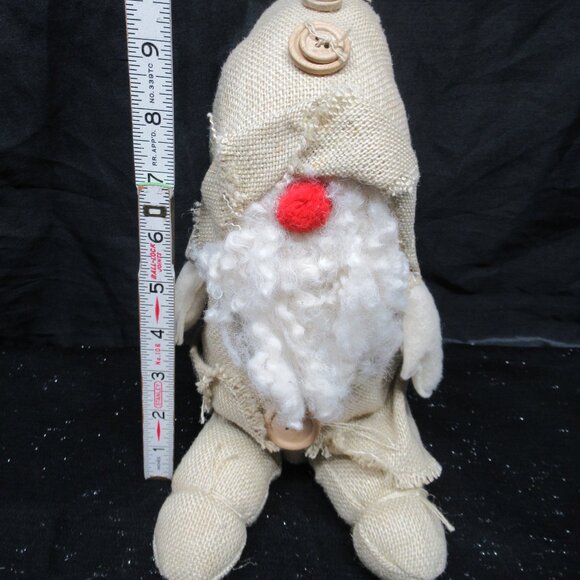 Winter Burlap Gnome Tabletop Decor - Picture 6 of 8